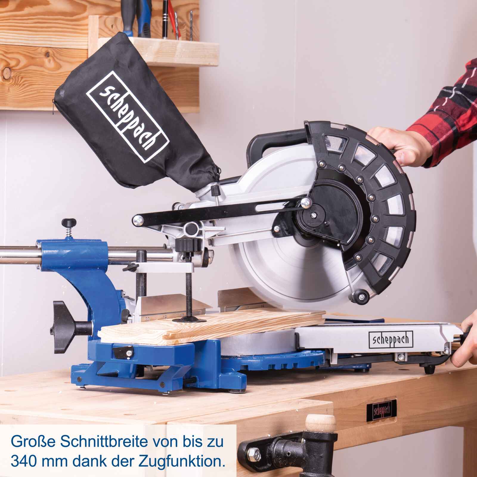 Scheppach preklopna potezna pila HM254 255mm - Scheppach - HM254 - Stacionarne mašine > Potezne i nagibne testere-pile