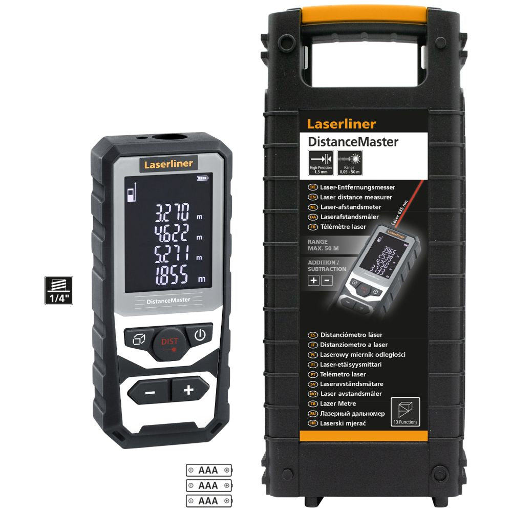 Laserliner Laserski Metar Daljinomjer DistanceMaster 50 / 0,05 – 50 m – 080.982A by Laserliner 080.982A Mjerni Uređaji