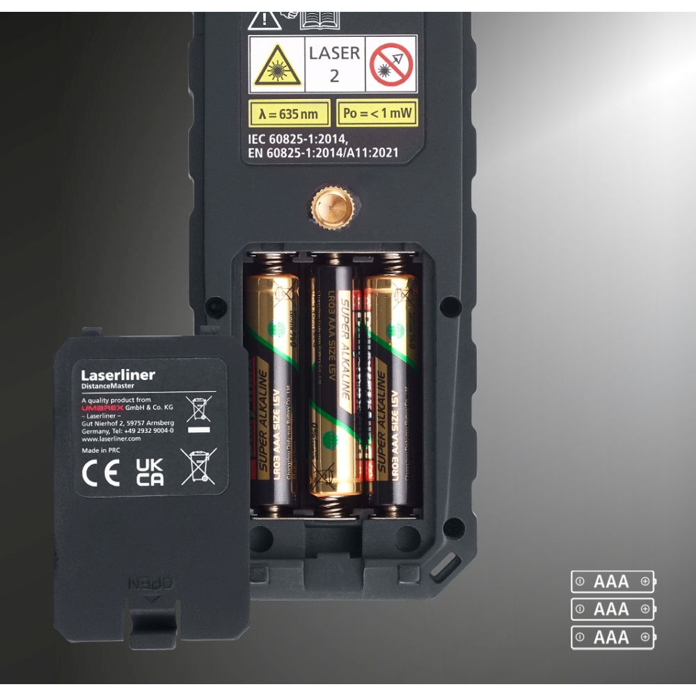 Laserliner Laserski Metar Daljinomjer DistanceMaster 50 / 0,05 – 50 m – 080.982A by Laserliner 080.982A Mjerni Uređaji