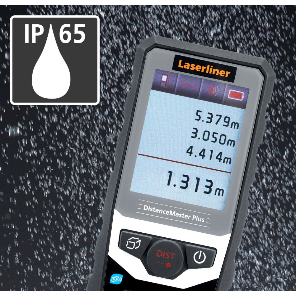 Laserliner Laserski Metar Daljinomjer DistanceMaster Plus 100 / 0,05 – 100 m – 080.983A by Laserliner 080.983A Mjerni