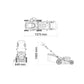 ZEN akumulatorska kosačica Villager LM 4111 E Matic - ZEN kosačice - SKU 082483