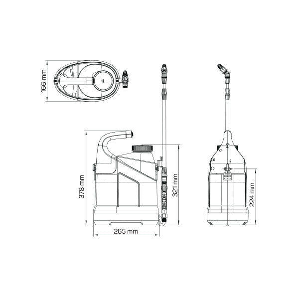 Akumulatorska prskalica BS 7 - Akumulatorske prskalice - SKU 082500