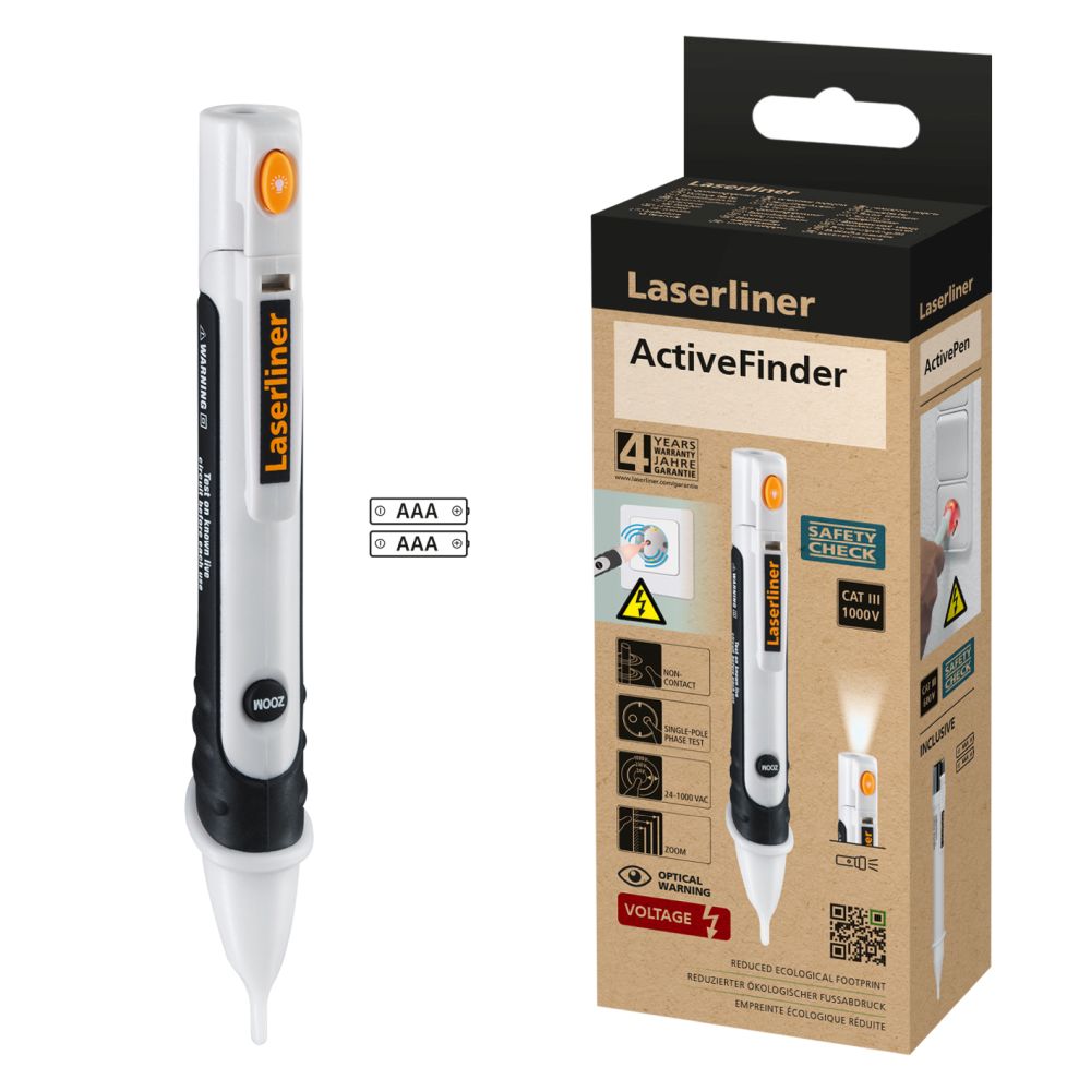 Laserliner Ispitivač Napona Oblik Olovke ActiveFinder / 24 – 1000V AC – 083.010E by Laserliner 083.010E Mjerni Uređaji