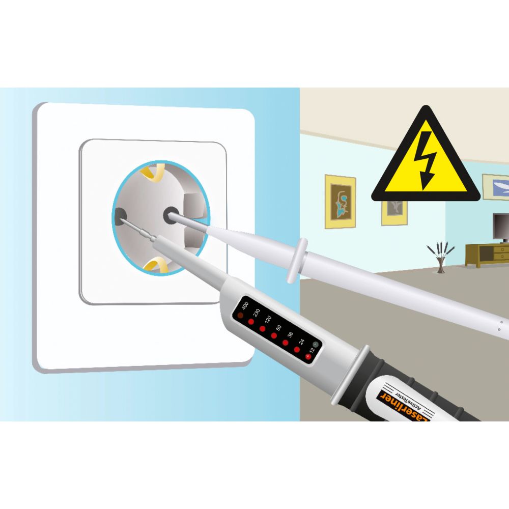 Laserliner Ispitivač Napona Duspol ActiveTester 12 – 400V AC/DC – 083.020E by Laserliner 083.020E Mjerni Uređaji - detalj 5