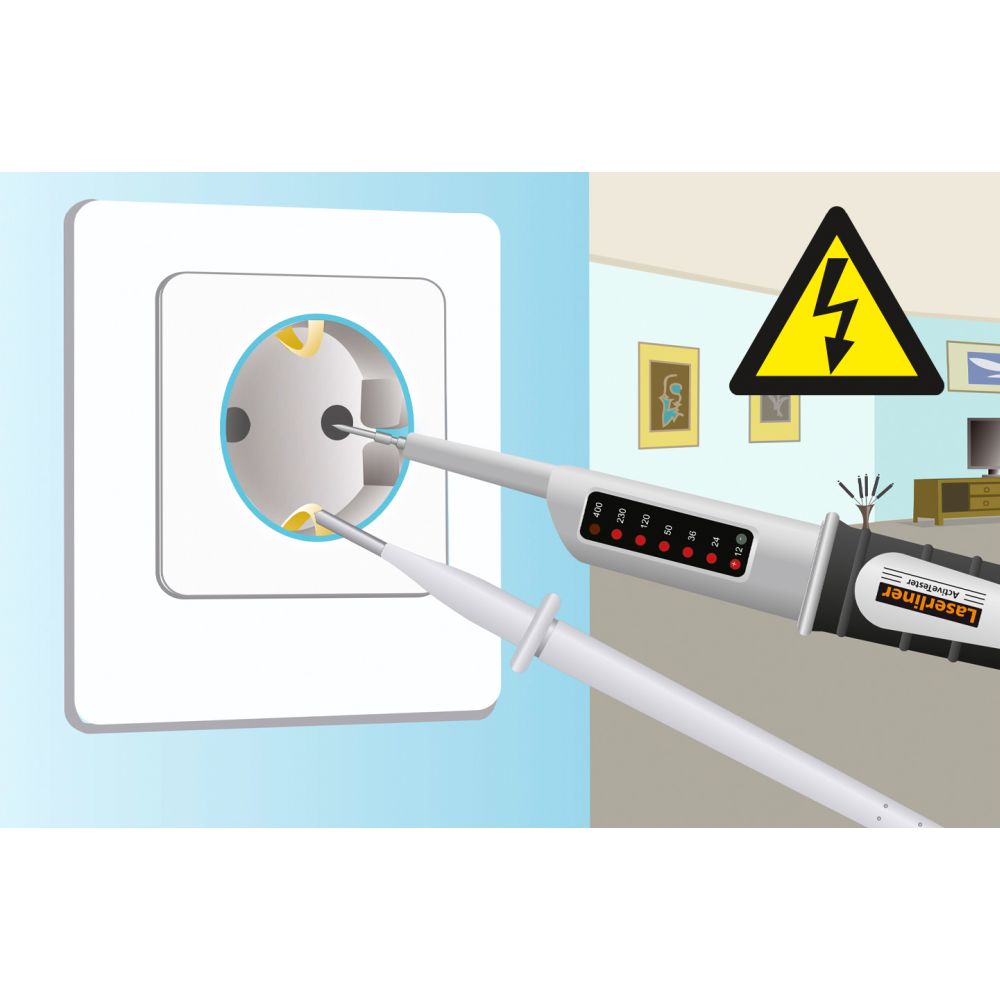 Laserliner Ispitivač Napona Duspol ActiveTester 12 – 400V AC/DC – 083.020E by Laserliner 083.020E Mjerni Uređaji - detalj 7