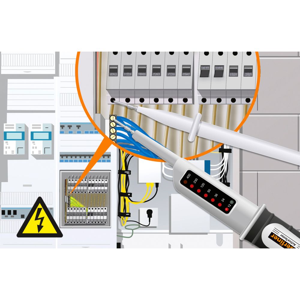 Laserliner Ispitivač Napona Duspol ActiveTester 12 – 400V AC/DC – 083.020E by Laserliner 083.020E Mjerni Uređaji - detalj 8