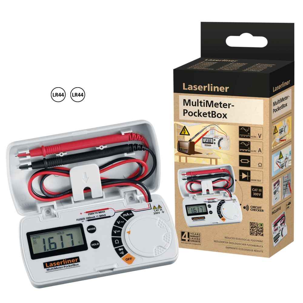 Laserliner Multimetar Digitalni MultiMeter-PocketBox CAT III 300V – 083.028E by Laserliner 083.028E Mjerni Uređaji - detalj 6