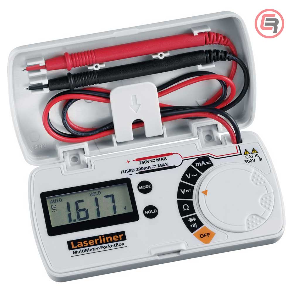Laserliner Multimetar Digitalni MultiMeter-PocketBox CAT III 300V – 083.028E by Laserliner 083.028E Mjerni Uređaji