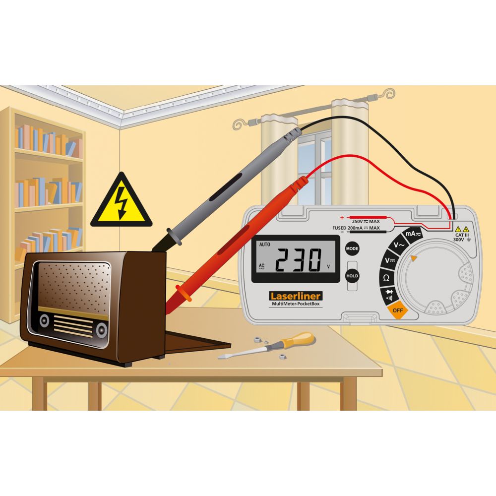 Laserliner Multimetar Digitalni MultiMeter-PocketBox CAT III 300V – 083.028E by Laserliner 083.028E Mjerni Uređaji - detalj 7