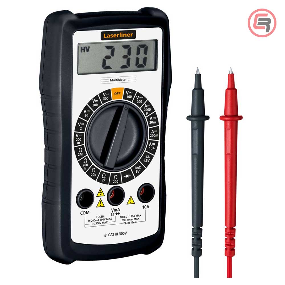 Laserliner Multimetar Digitalni MultiMeter CAT III 300V – 083.031E by Laserliner 083.031E Mjerni Uređaji