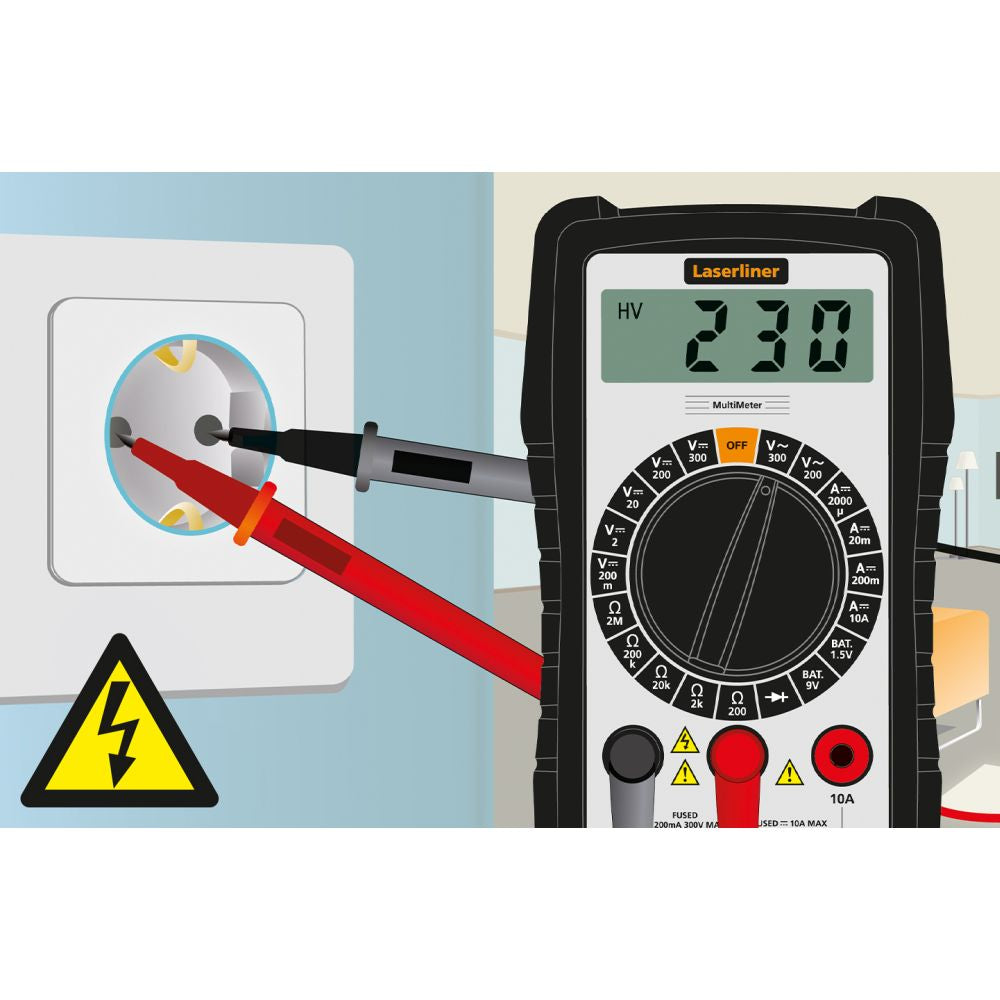 Laserliner Multimetar Digitalni MultiMeter CAT III 300V – 083.031E by Laserliner 083.031E Mjerni Uređaji - detalj 6