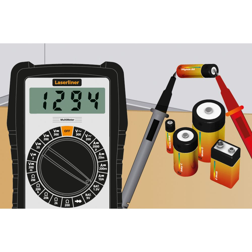 Laserliner Multimetar Digitalni MultiMeter CAT III 300V – 083.031E by Laserliner 083.031E Mjerni Uređaji - detalj 7