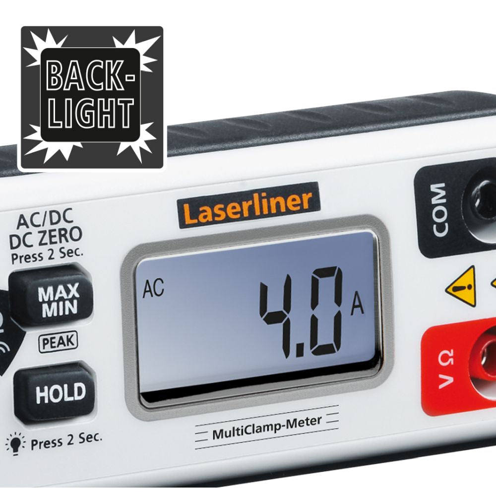 Laserliner Strujna Kliješta Multimetar Digitalni MultiClamp-Meter CAT III 600V TRUE RMS – 083.040A by Laserliner 083.040A