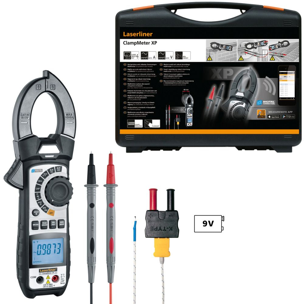 Laserliner Strujna Kliješta Multimetar Digitalni ClampMeter XP CAT III 1000V / CAT IV 600V – 083.043A by Laserliner