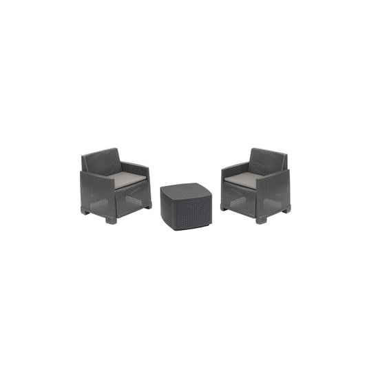 Baštenski set IDRO sa jastucima - Setovi od ratana - SKU 083936