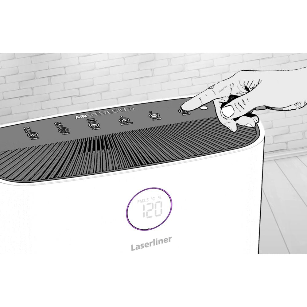 Laserliner Uređaj Za Pročišćavanje Zraka AirBreeze 510UV / Hepa 13 – 085.510A by Laserliner 085.510A Ostali Alati - detalj 12