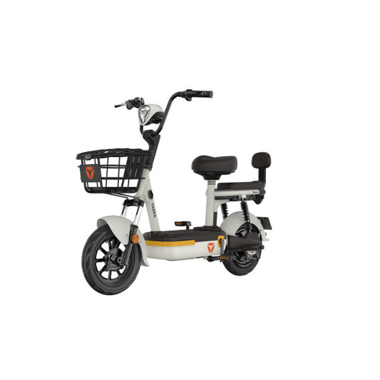 Baterijski bicikl Yadea Teena 48V 12Ah - beli - Baterijski bicikli - SKU 087717