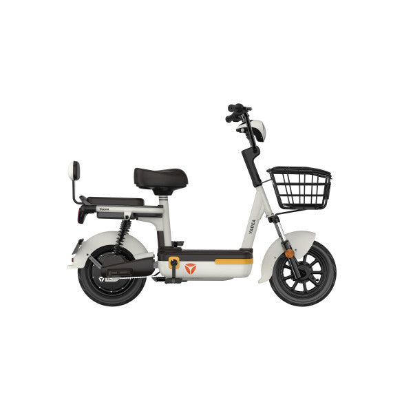 Baterijski bicikl Yadea Teena 48V 12Ah - beli - Baterijski bicikli - SKU 087717