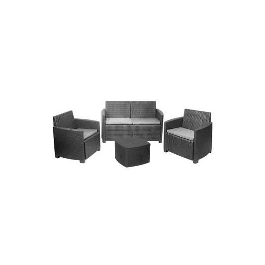 Baštenski set Vesuvio antracit