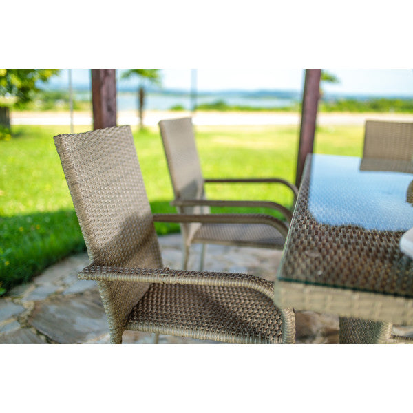 Bay stolica od ratana siva 6/1 - Stolice od ratana - SKU 088818