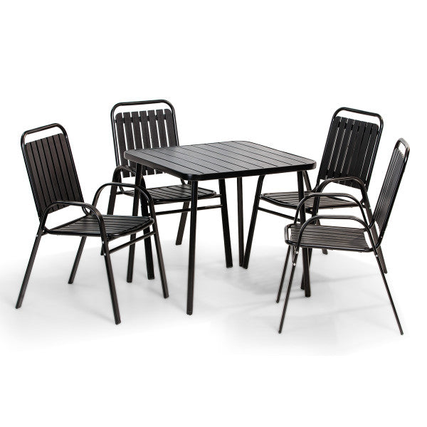 Baštenski set Aruba sa 4 stolice (A+B) - Plastični setovi - SKU 088821