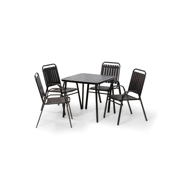 Baštenski set Aruba sa 4 stolice (A+B) - Plastični setovi - SKU 088821