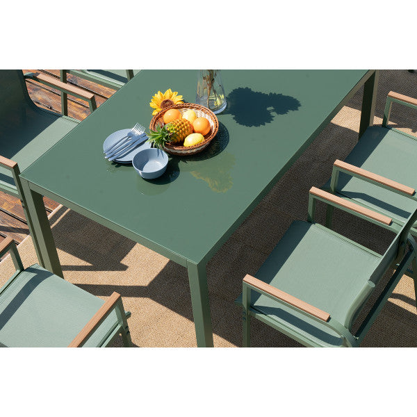 Baštenski set sto + 6 stolica Olive (A+B) - Metalni setovi - SKU 088822