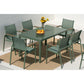 Baštenski set sto + 6 stolica Olive (A+B) - Metalni setovi - SKU 088822