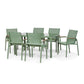 Baštenski set sto + 6 stolica Olive (A+B) - Metalni setovi - SKU 088822