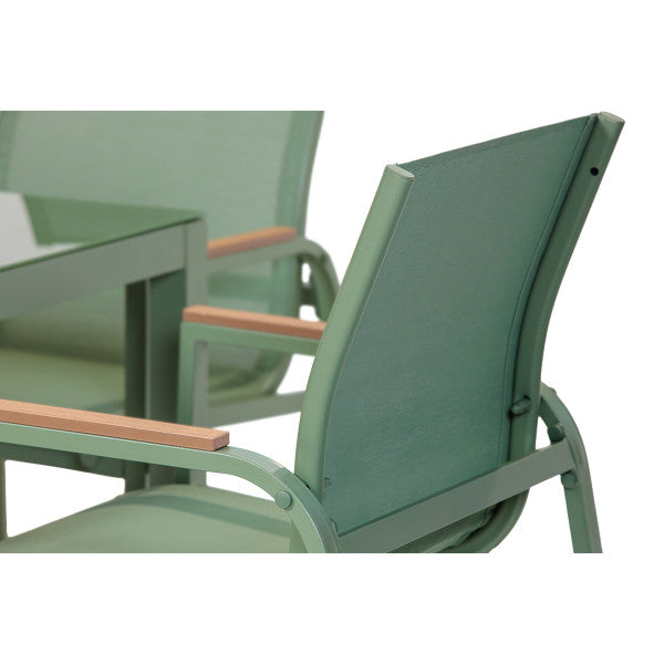Baštenski set sto + 6 stolica Olive (A+B) - Metalni setovi - SKU 088822