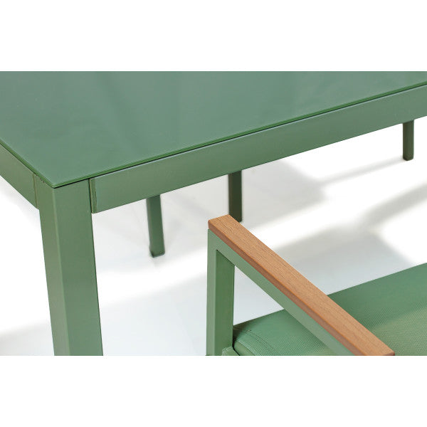 Baštenski set sto + 6 stolica Olive (A+B) - Metalni setovi - SKU 088822