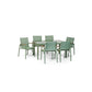 Baštenski set sto + 6 stolica Olive (A+B) - Metalni setovi - SKU 088822