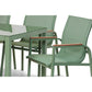 Baštenski set sto + 6 stolica Olive (A+B) - Metalni setovi - SKU 088822