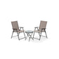 Trodelni set sa dve sklopive stolice Snap Rest - Metalni nameštaj - SKU 088825