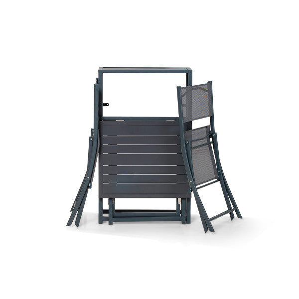 Trodelni sklopivi set za terasu Balkit - Metalni setovi - SKU 088826