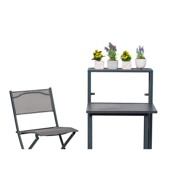 Trodelni sklopivi set za terasu Balkit - Metalni setovi - SKU 088826
