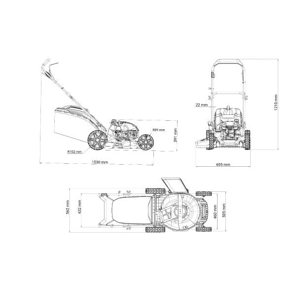 Motorna kosačica EAGLE 4011 V - Motorne kosačice - SKU 088953