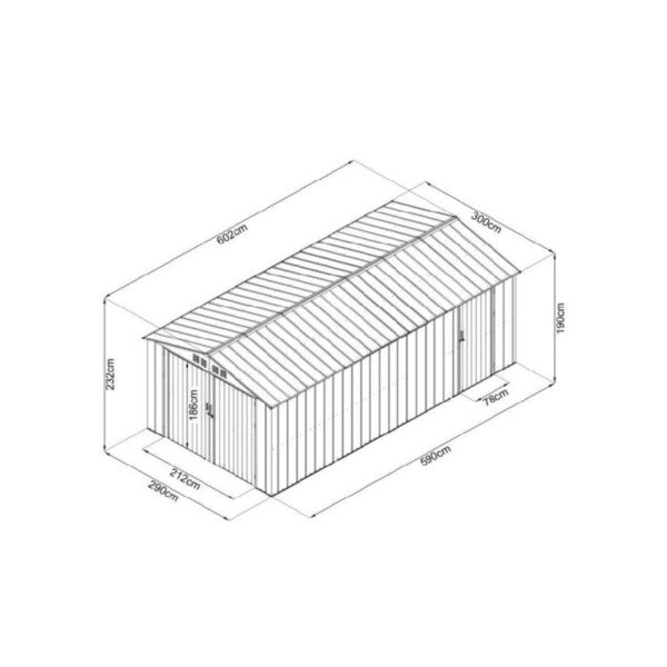 Višenamenska garaža 18m2 - Baštenske kućice - SKU 089487
