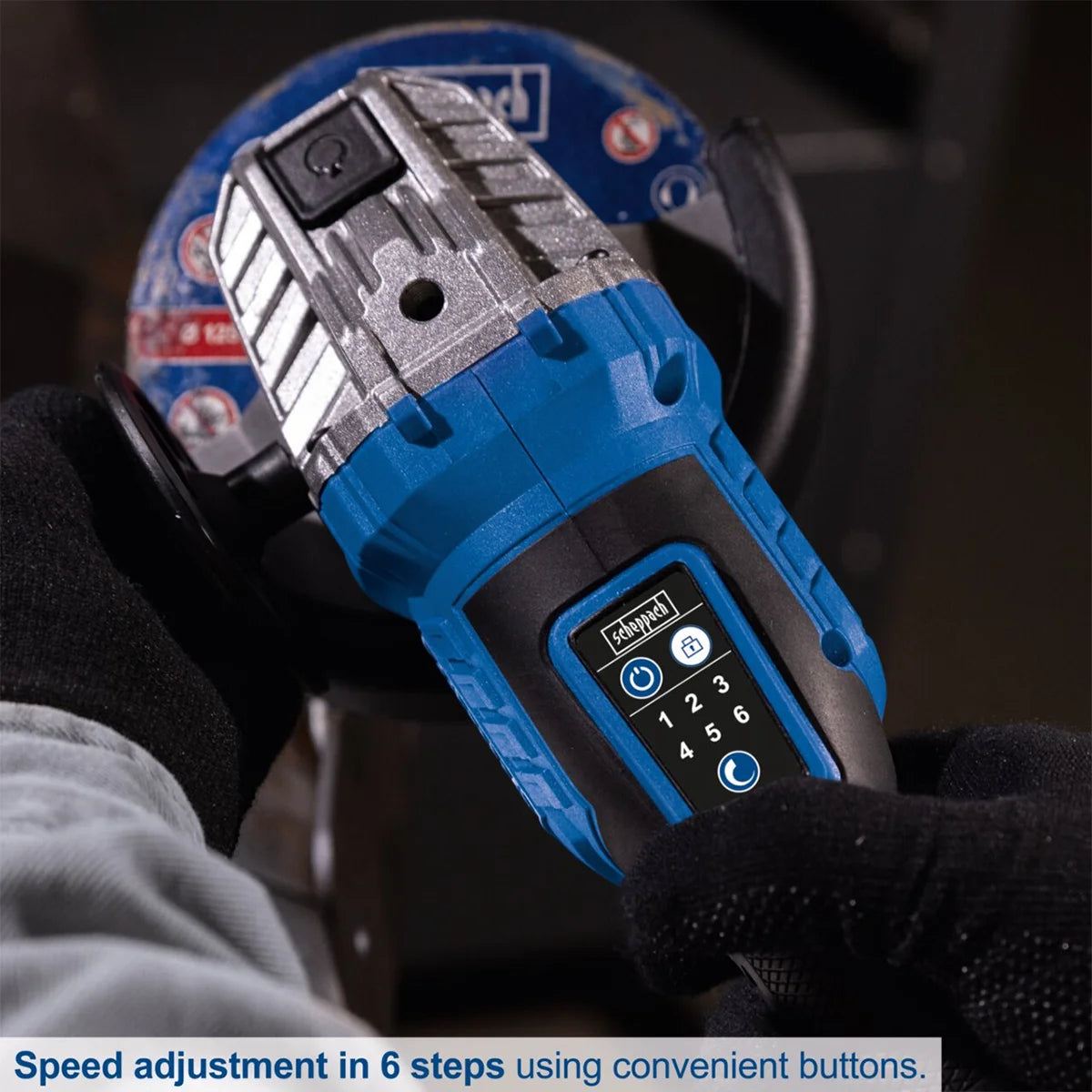 Scheppach aku ugaona kutna brusilica Brushless IXES BC-AG125-X – Solo - Scheppach - BC-AG125-X - Akumulatorski alati > Aku