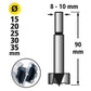 Wolfcraft Set Glodala Forstner fi 15, 20, 25, 30, 35mm / 5 dijelni – 1002000 by Wolfcraft 1002000 Ostali Pribor Za Bušilice