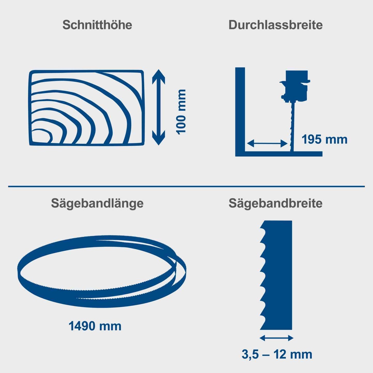Scheppach tračna pila BASA 1 100mm - Scheppach - BASA 1 - Stacionarne mašine > Tračne pile - detalj 11
