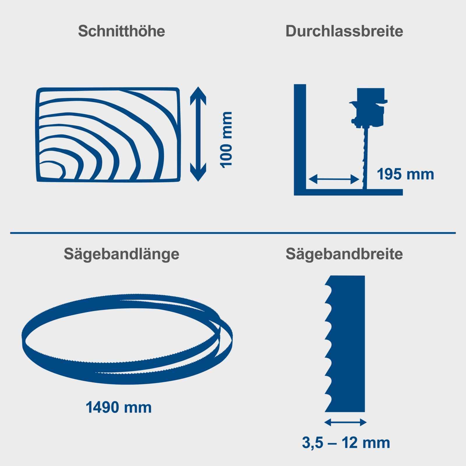 Scheppach tračna pila BASA 1 100mm - Scheppach - BASA 1 - Stacionarne mašine > Tračne pile - detalj 11