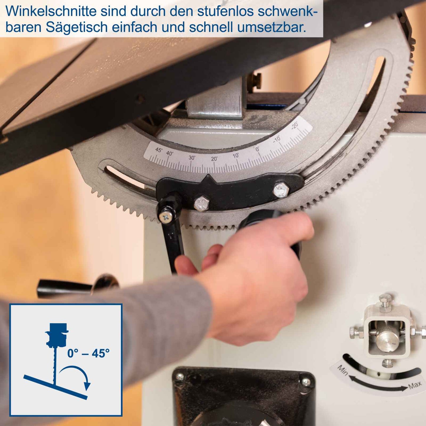 Scheppach tračna pila BASA 3 205mm - Scheppach - BASA 3 - Stacionarne mašine > Tračne pile - detalj 11