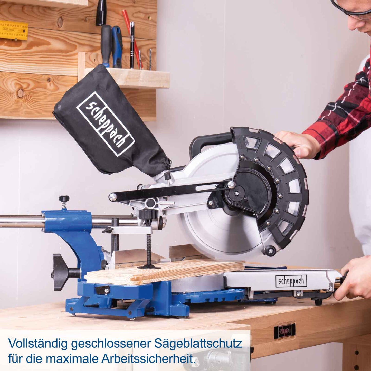 Scheppach preklopna potezna pila HM216 216mm - Scheppach - HM216 - Stacionarne mašine > Potezne i nagibne testere-pile
