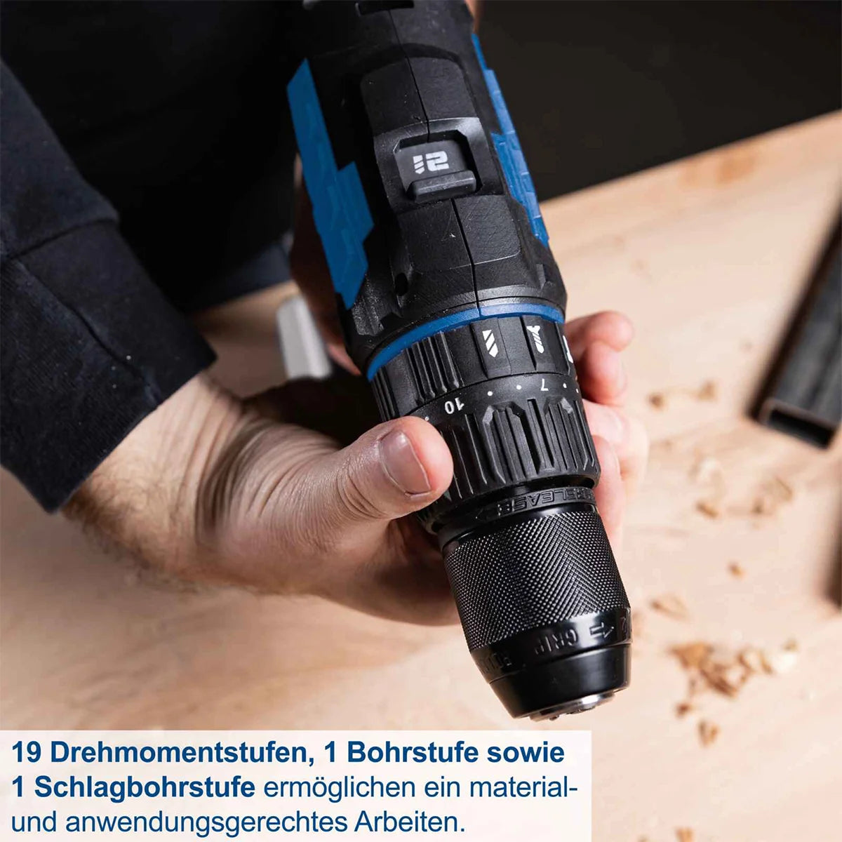 Scheppach aku udarna bušilica odvijač IXES C-CD45-X – Solo - Scheppach - C-CD45-X - Akumulatorski alati > Aku bušilice