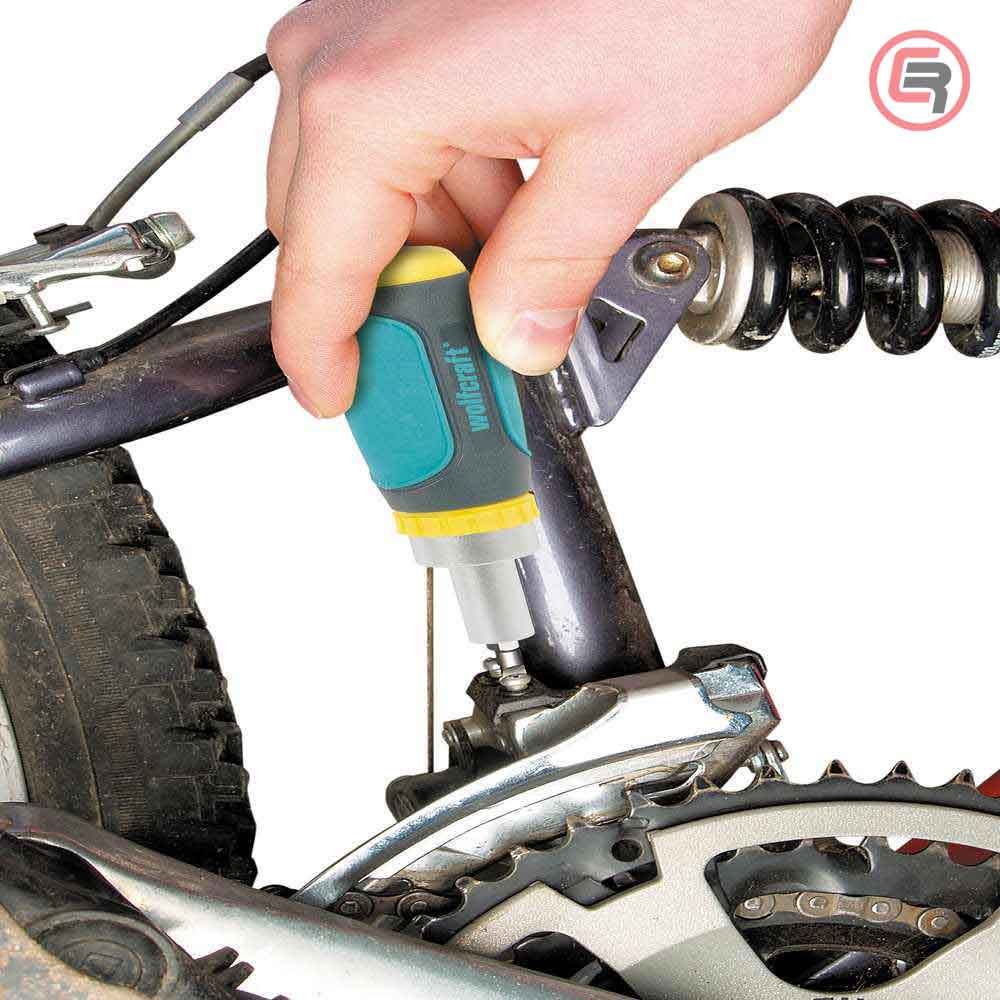 Wolfcraft Garnitura Mini Odvijač / Ručka + 5 Bitova / 6 dijelna – 1237000 by Wolfcraft 1237000 Bitovi, Adapteri, Držači