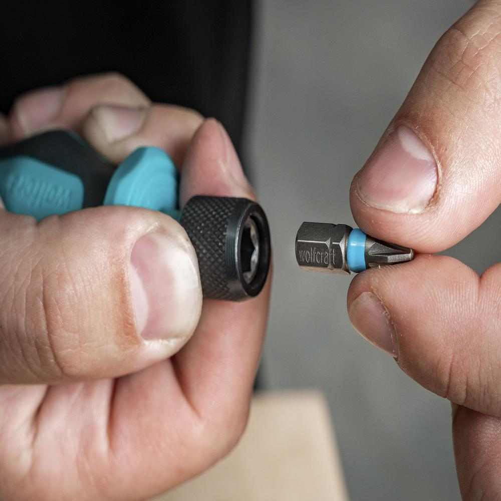 Wolfcraft Odvijač / Ručka Za Bit Nastavke Magnetna Kratka 76 mm – 1239000 by Wolfcraft 1239000 Bitovi, Adapteri, Držači