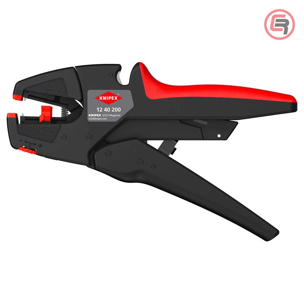 Knipex Kliješta Za Skidanje Izolacije EvoStrip 0,03 – 10,0 mm2 Automatska – 12 40 200 by Knipex 12 40 200 Kliješta - detalj 2
