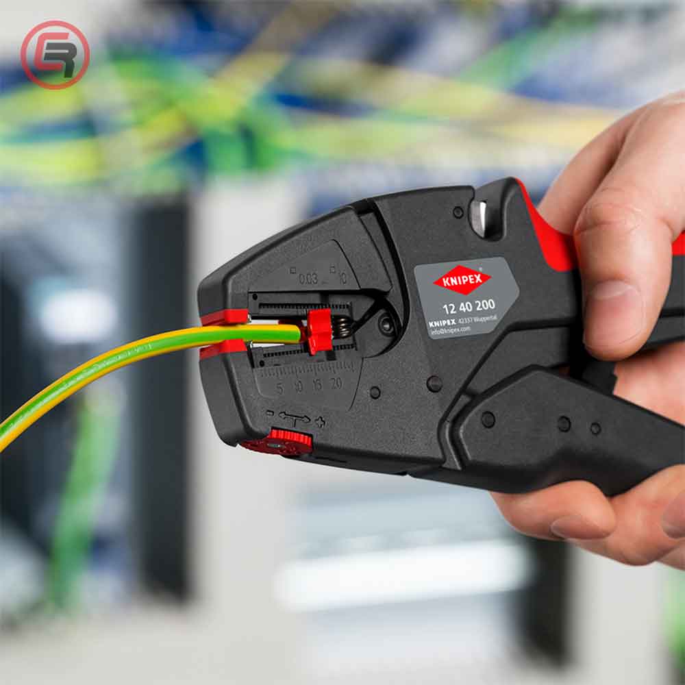 Knipex Kliješta Za Skidanje Izolacije EvoStrip 0,03 – 10,0 mm2 Automatska – 12 40 200 by Knipex 12 40 200 Kliješta - detalj 7