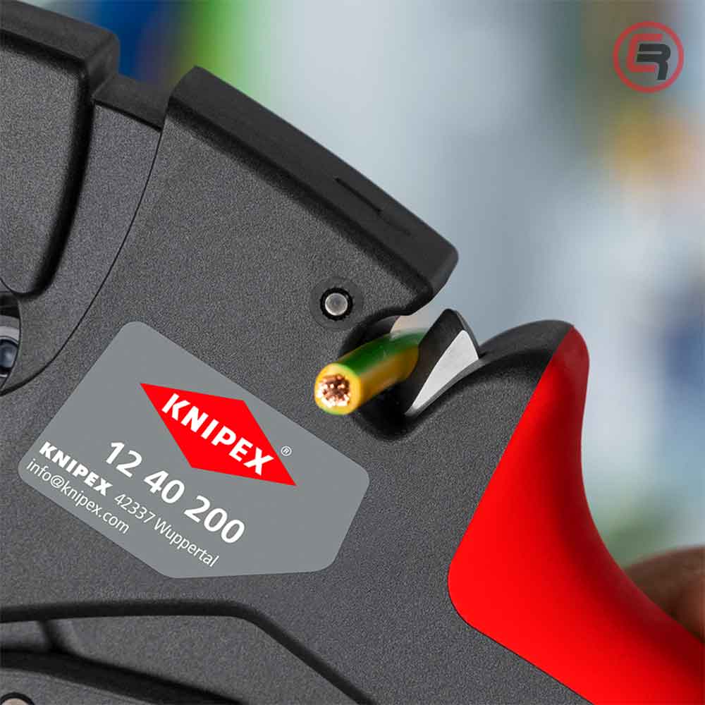 Knipex Kliješta Za Skidanje Izolacije EvoStrip 0,03 – 10,0 mm2 Automatska – 12 40 200 by Knipex 12 40 200 Kliješta - detalj 8